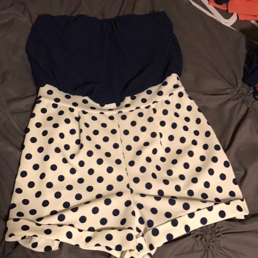 Strapless Romper